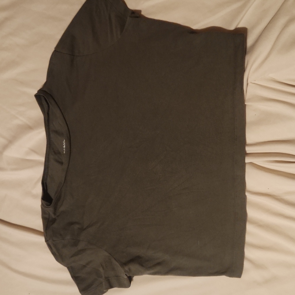 Wold Fable Army Green Crop Top